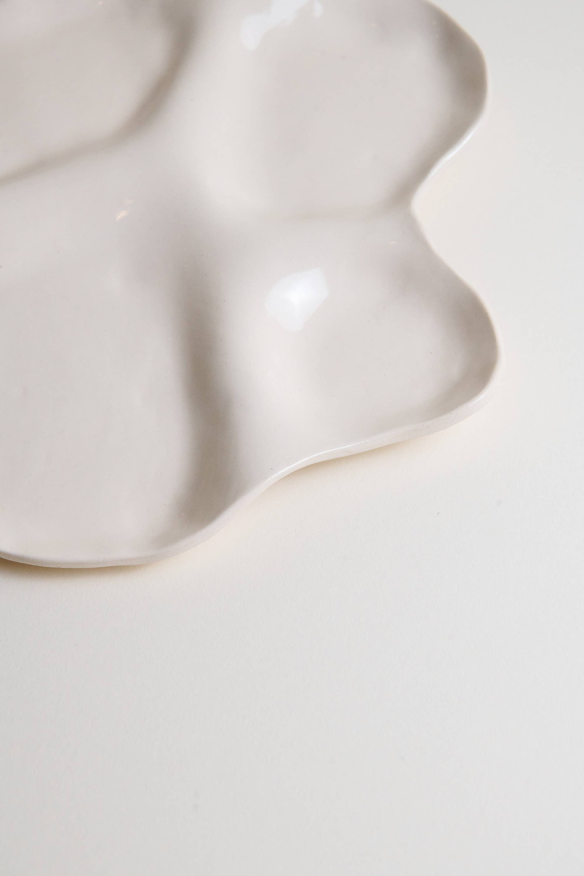 unit65 – wholesale Cheese board – Large White Ceramic Charcuterie Board 7