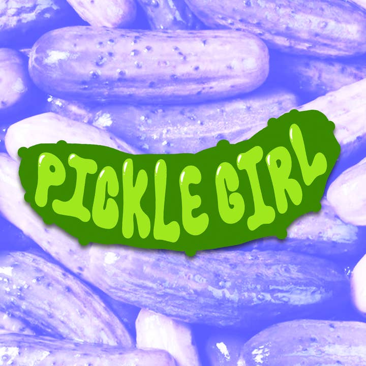 Pickle Girl Bumper Sticker for wholesale by Alex Luciano