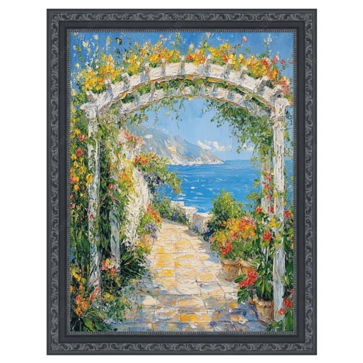 Beaded Black Scoop 17x25 Picture Frame for wholesale by Modern Memory Design Picture Frames