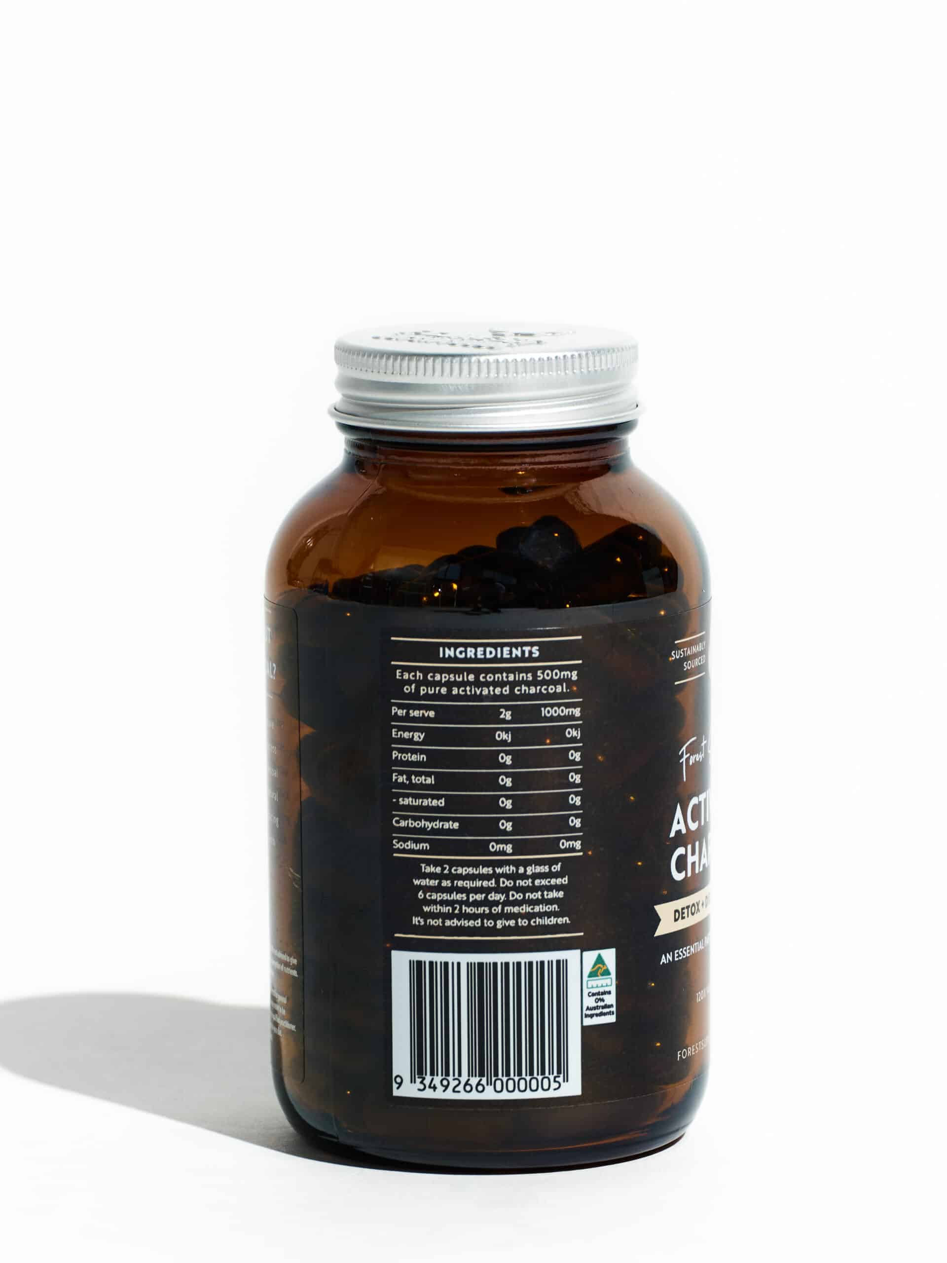 Forest Super Foods - Wholesale Oral Supplement/Vitamin - Activated Charcoal Capsules1