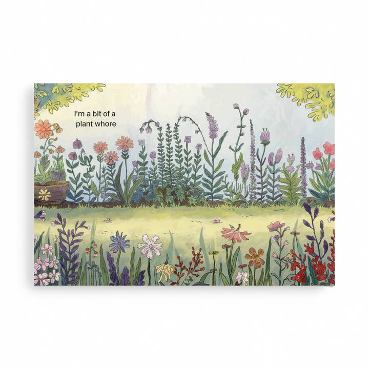I'm a Bit of a Plant Whore Funny Gardening Sign for wholesale by Kennebug LLC