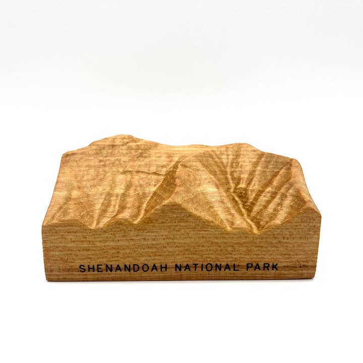 Sculpture topographique en bois du parc national de Shenandoah pour la vente par mosey design