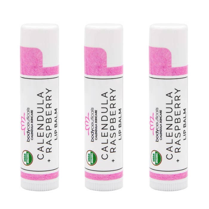 Calendula + Raspberry Lip Balm - 3 pack for wholesale by Bodyceuticals
