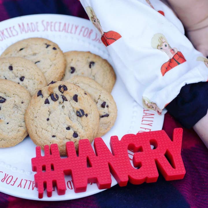 TeetheWord Teethers - Wholesale Teether (Not Clip-On) - Baby - #HANGRY red2