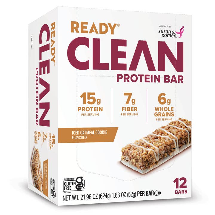 Ready® Clean Bar Iced Oatmeal Cookie (PAF) for wholesale by Ready