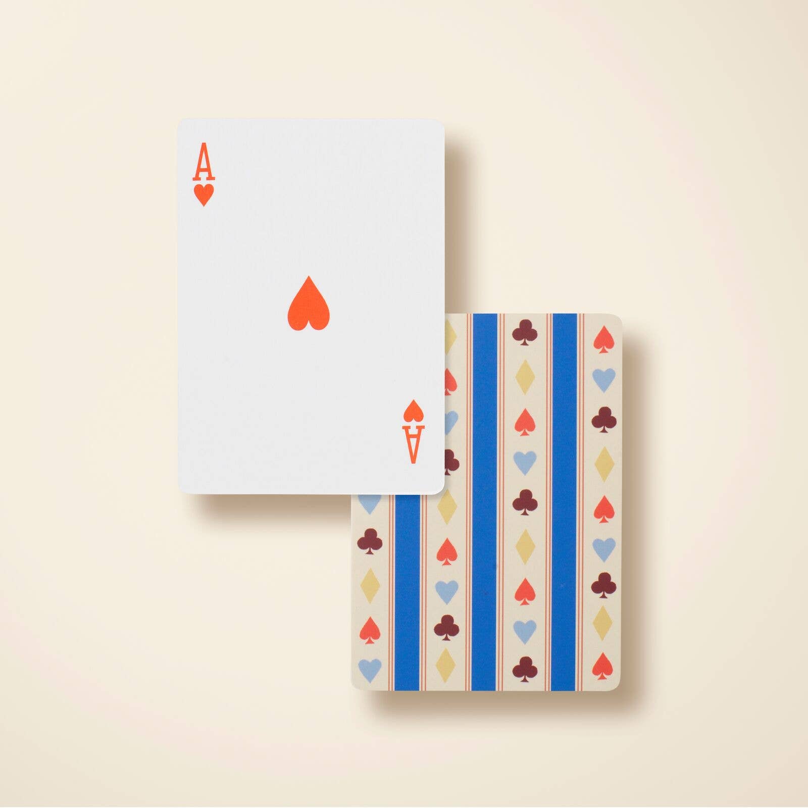 Papier UK - Venta al por mayor Baraja de cartas - Barajas de Cartas Suits & Stripes, Juego de 22