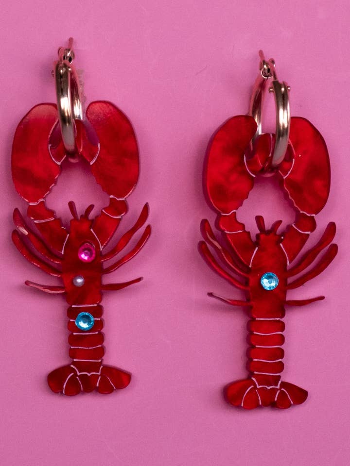 Lobster Hoop Earrings for wholesale by Cuteryko