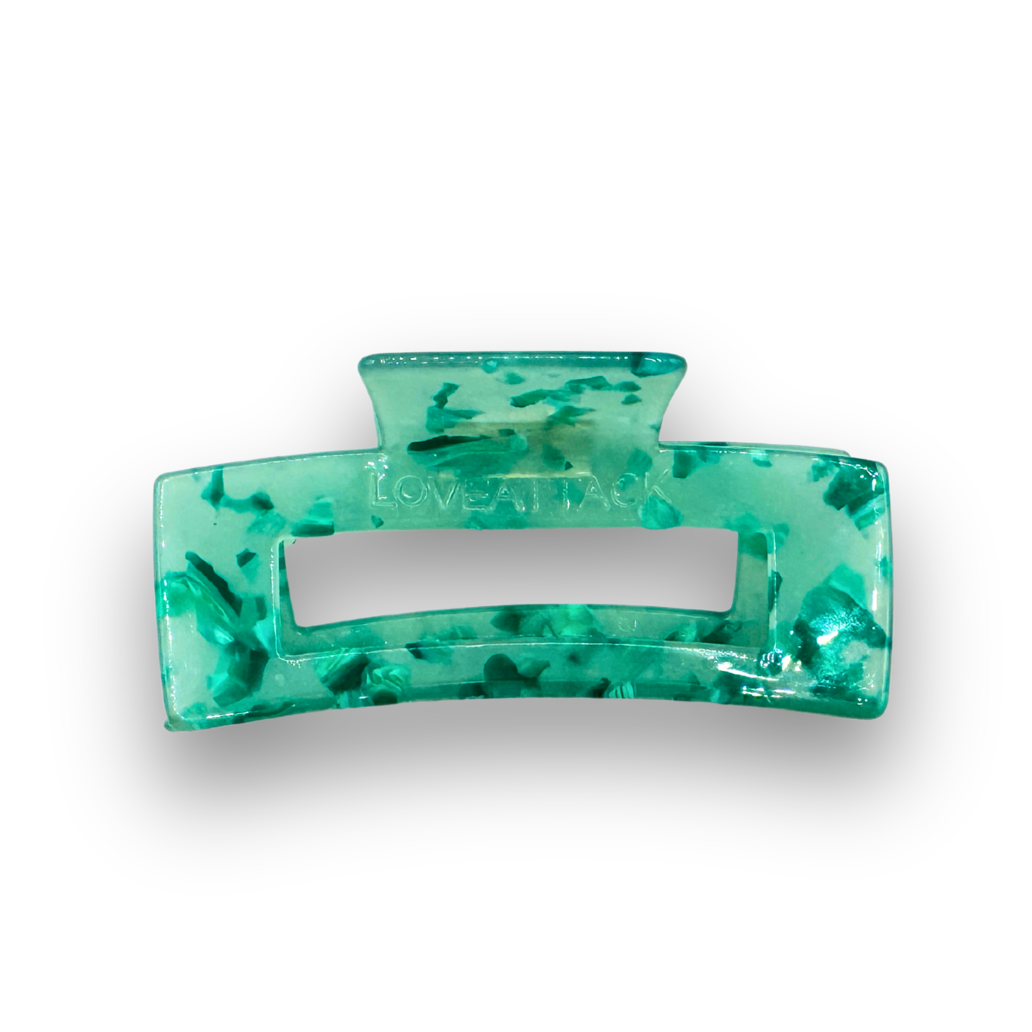 Love Attack - Wholesale Hair Clip - Women's - Aven Speckle Minimalist Cellulose Acetate Hair Claw Clips3