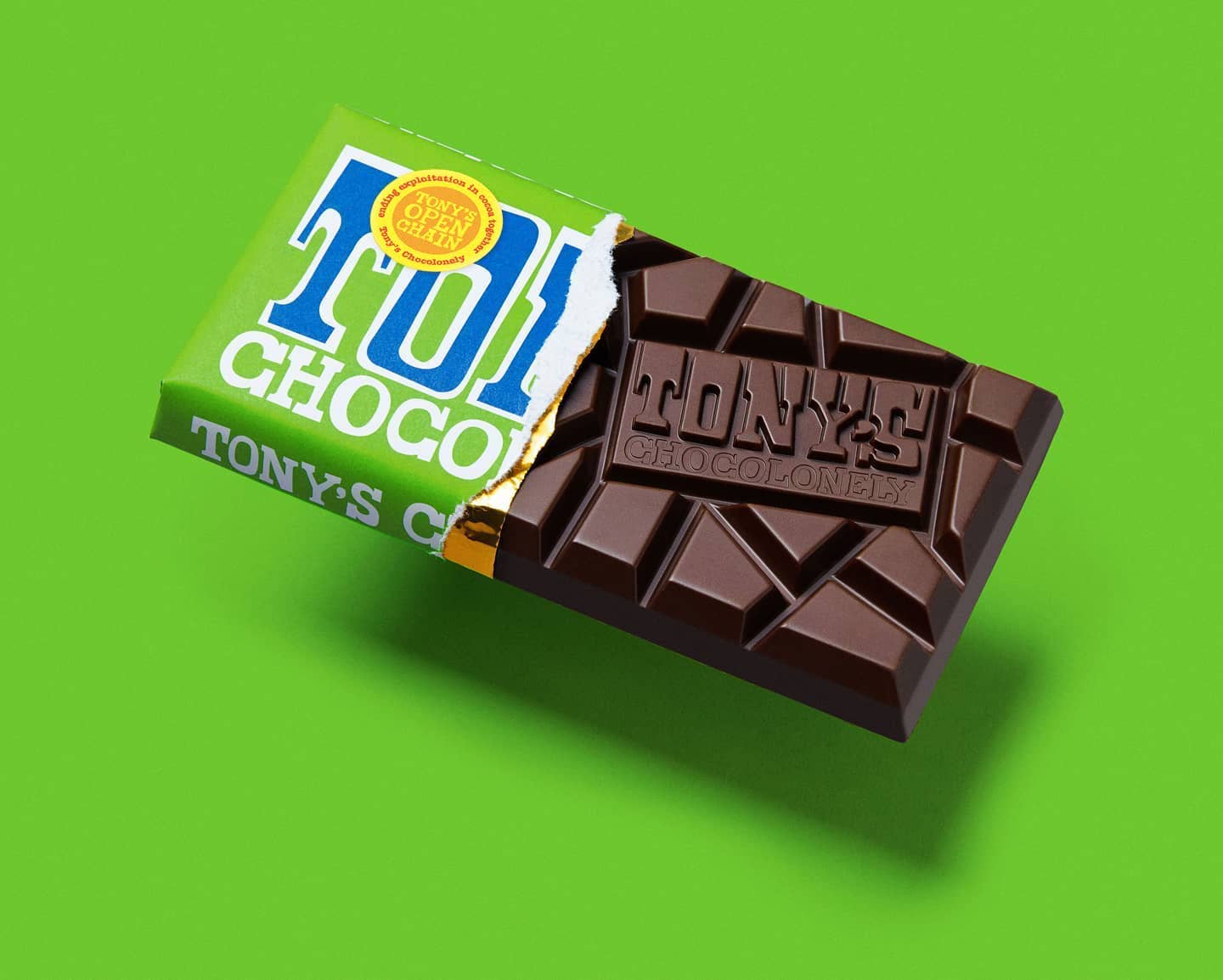 Long Island Candy Factory – Engroshandel Chokoladebar – Tony Chocolonely 180 g Mørk Mandel Havsalt Bar0