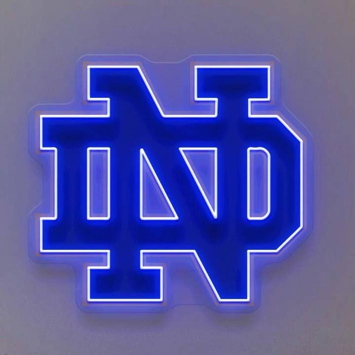 CityNeon - Wholesale Neonbord - Notre Dame Neon Licht | Fighting Irish LED-bord voor Fans & Man Caves0