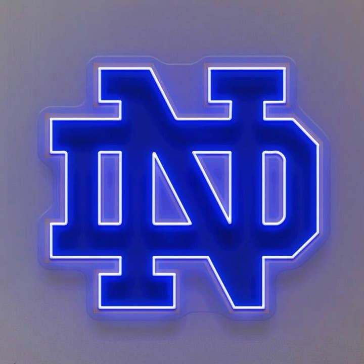 CityNeon - Wholesale Neon Sign - Notre Dame Neon Light | Fighting Irish LED Sign for Fans & Man Caves