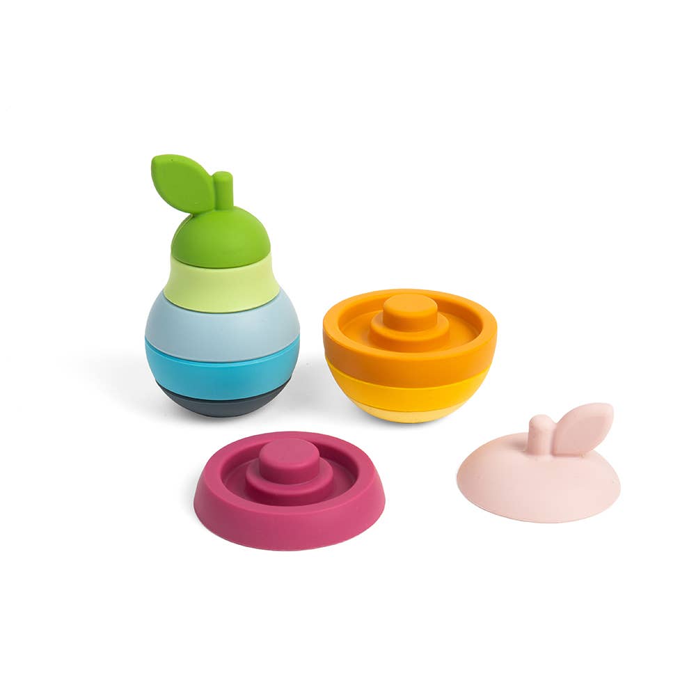 Bigjigs Toys - Wholesale Stacking Rings Game - Baby - Stacking Apple & Pear1