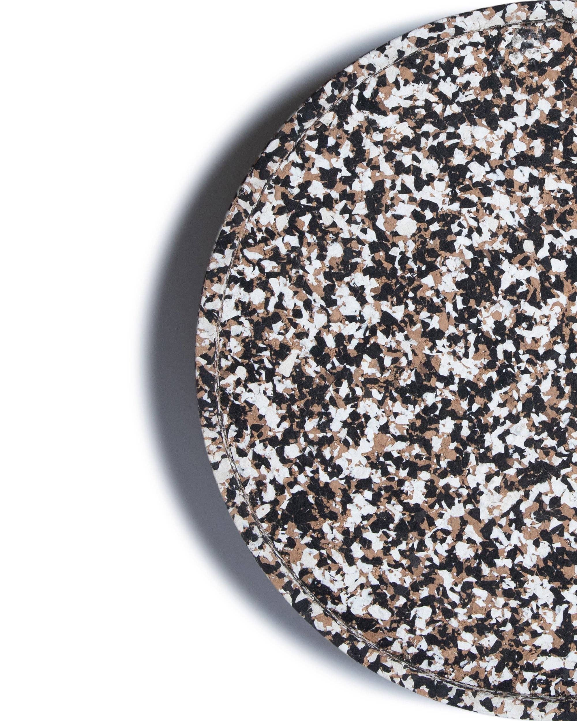 TRASHY GOODS - Wholesale Decorative Tabletop Object - 12" Smart Susan | Cork Terrazzo1