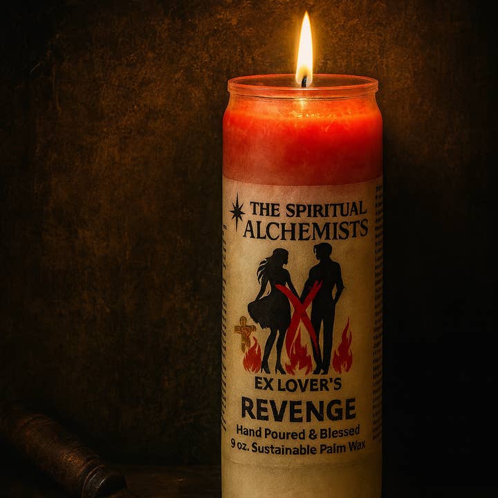 EX LOVER’S REVENGE – Ritualized Spell Candle for wholesale by The Spiritual Alchemists