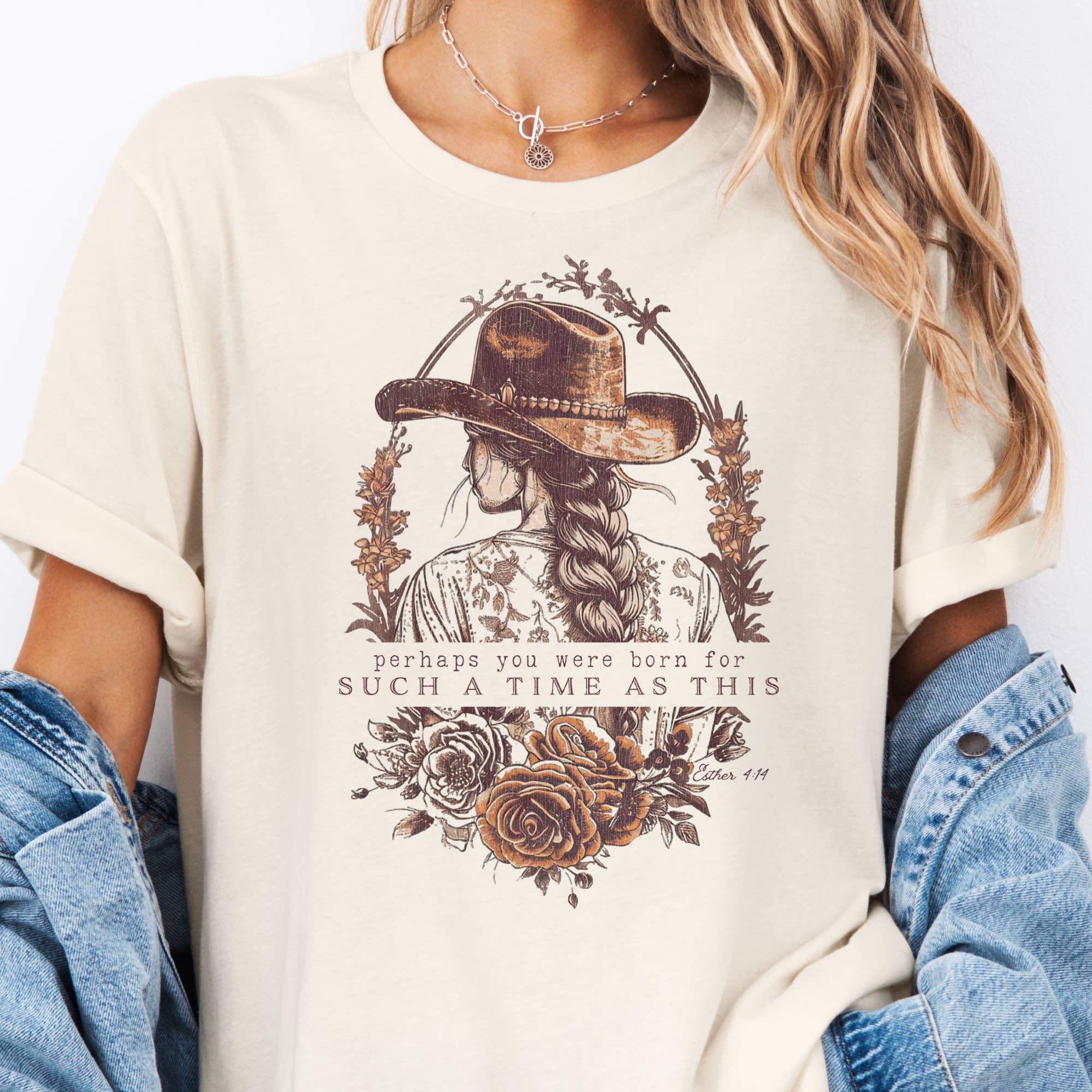 Par.tees by Party On! - Wholesale T-shirt met print - Dames - Westerse Cowgirl Bloemrijke Inspirerende Country Graphic T-shirt2