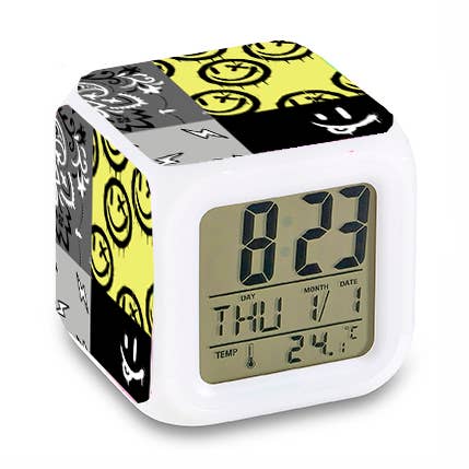 Hype Color Changing Alarm Clock for wholesale by Top Trenz Inc