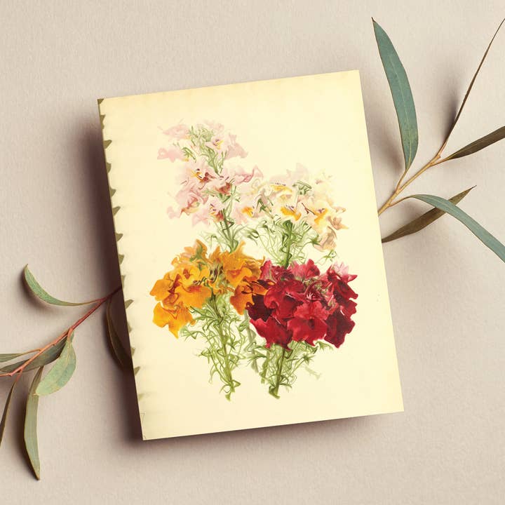Vintage Flowers Card for wholesale by The Galek Sea