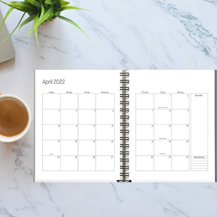 Bella Grace Planners – wholesale Planner – 2022 Hard Cover Premium Monthly Planners: Amazon Rainforest2