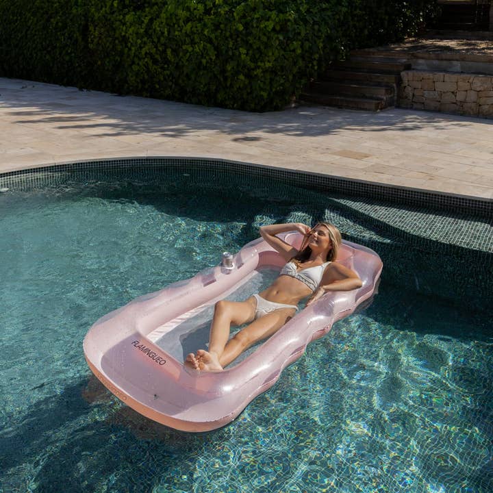 Flamingueo – wholesale Beach accessories – Wavy pink grid float10