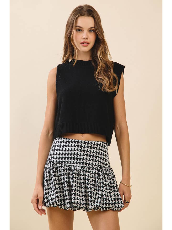 TCEC - Wholesale Sweater Vest - Women's - CW2611-Soft Knit Ribbed Edges Detail Open Back Vest7