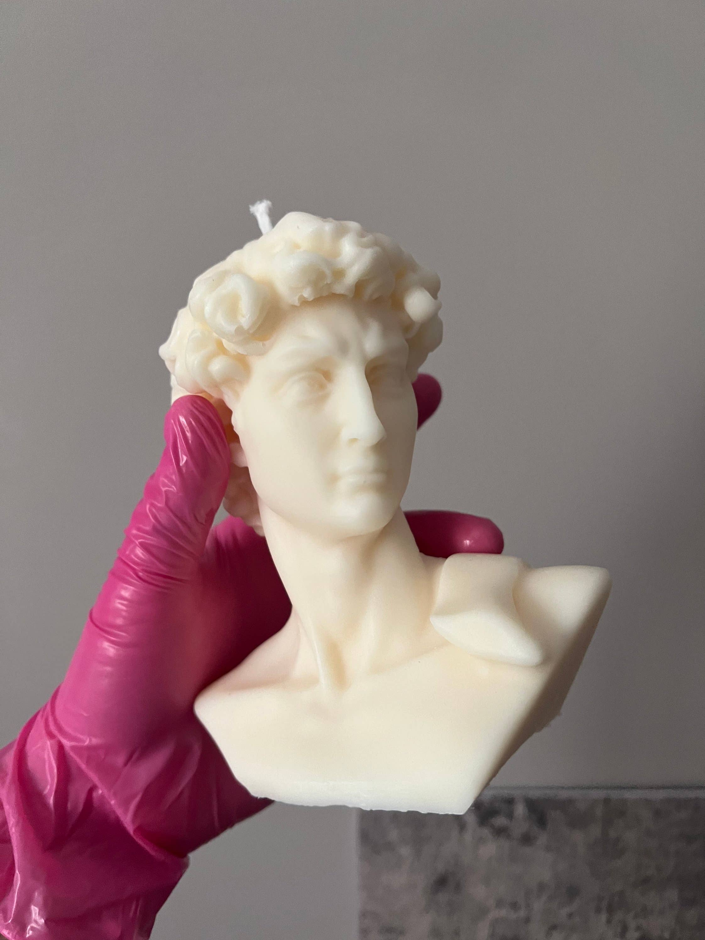 Agaboo Candle - Wholesale Novelty Candle - David Head Candle 5.5x5in - Sculptural9