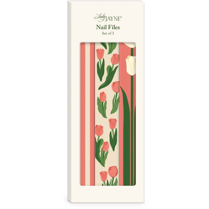 FRUIT AND FLEUR TULIPS NAIL FILE for wholesale by Lady Jayne