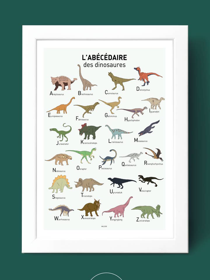 Dinosaurus ABC-boek voor wholesale door Mrjcrrart