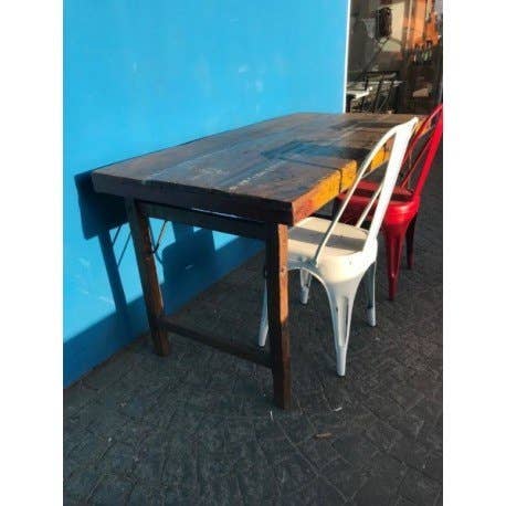 Paloma Black (Casa Natura Design, S.L.) - Wholesale Patio Table - Kitchen Dining Table Made With Beautiful Old Wood Panels2