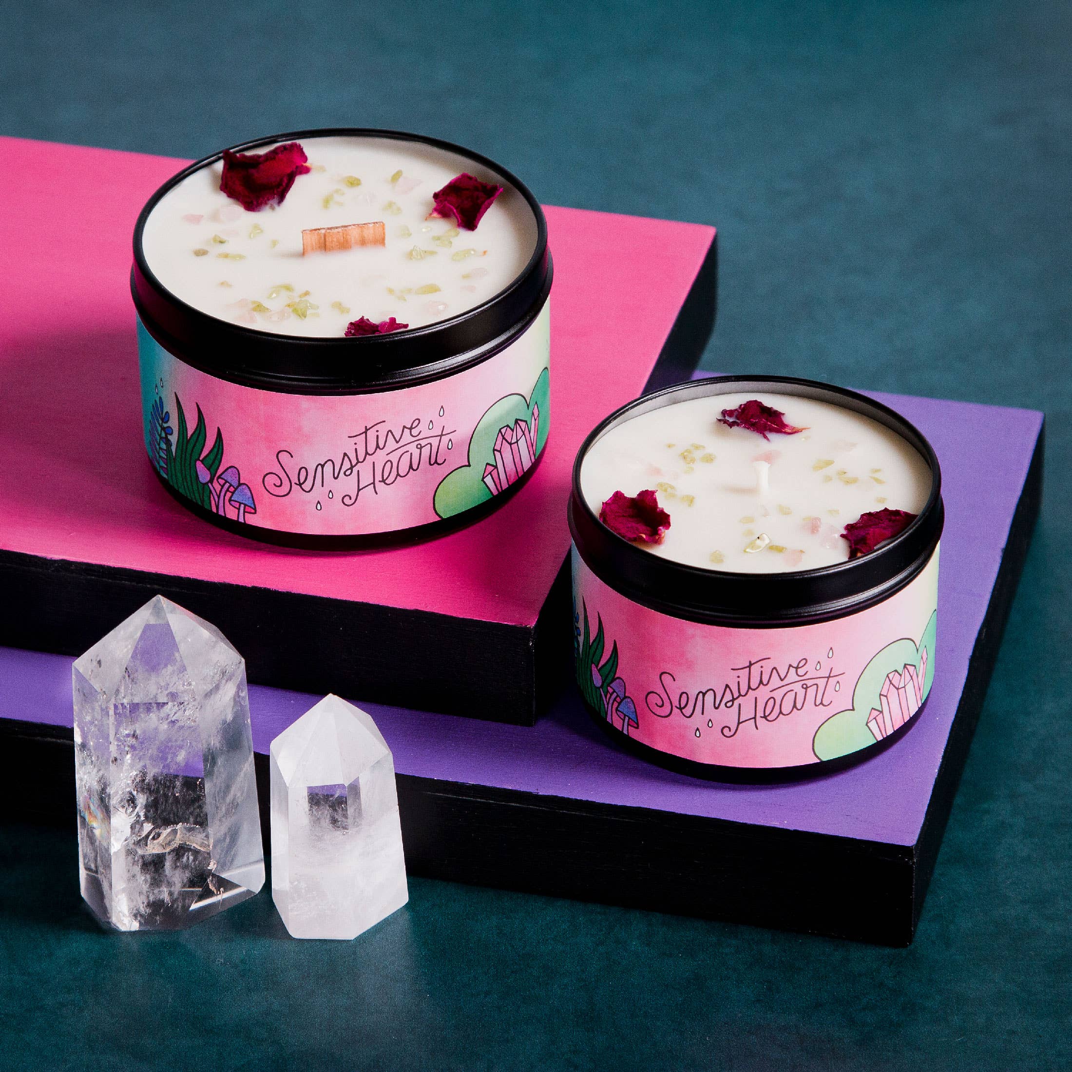 Rachel Beyer - Wholesale Travel Candles - Sensitive Heart Aromatherapy Candle - Floral & Citrus10