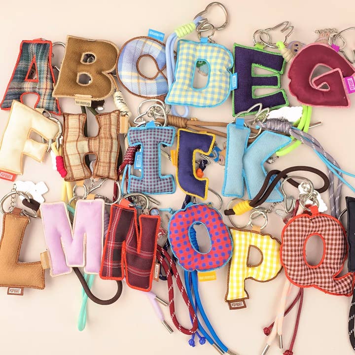 Lilyrosy(Duty free) - Wholesale Keychain – Women's - Mini Labu Letter Chain | 30 Designs Keychain & Bag Charm