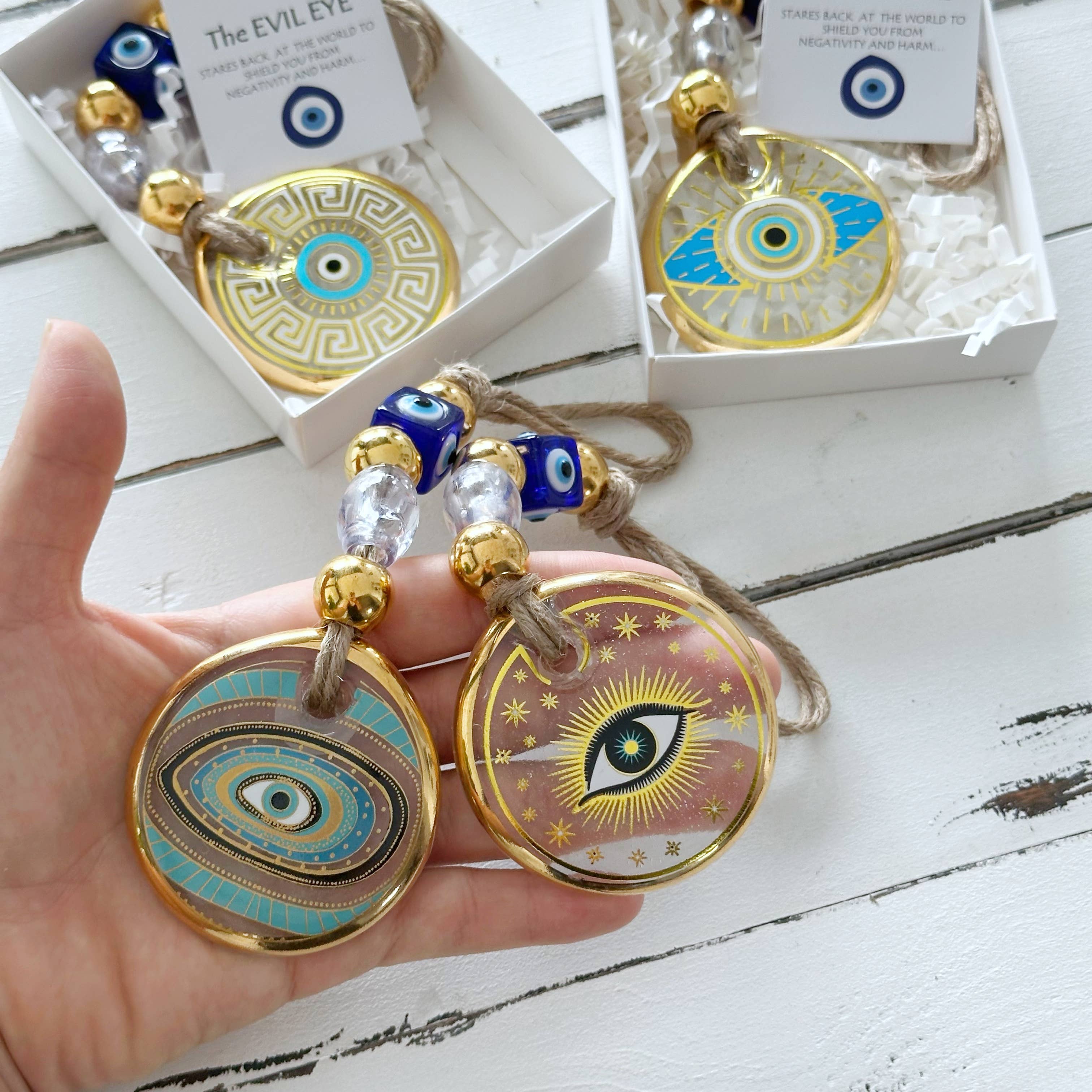 Evileyefavor - Wholesale Wall Sign - Evil Eye Wall Hanging, Gold Evil Eye Wall Decor, Protection4