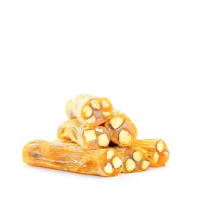 Ganik | Turkish Delight Orange Fingers with Pistachios for wholesale by Aladdin