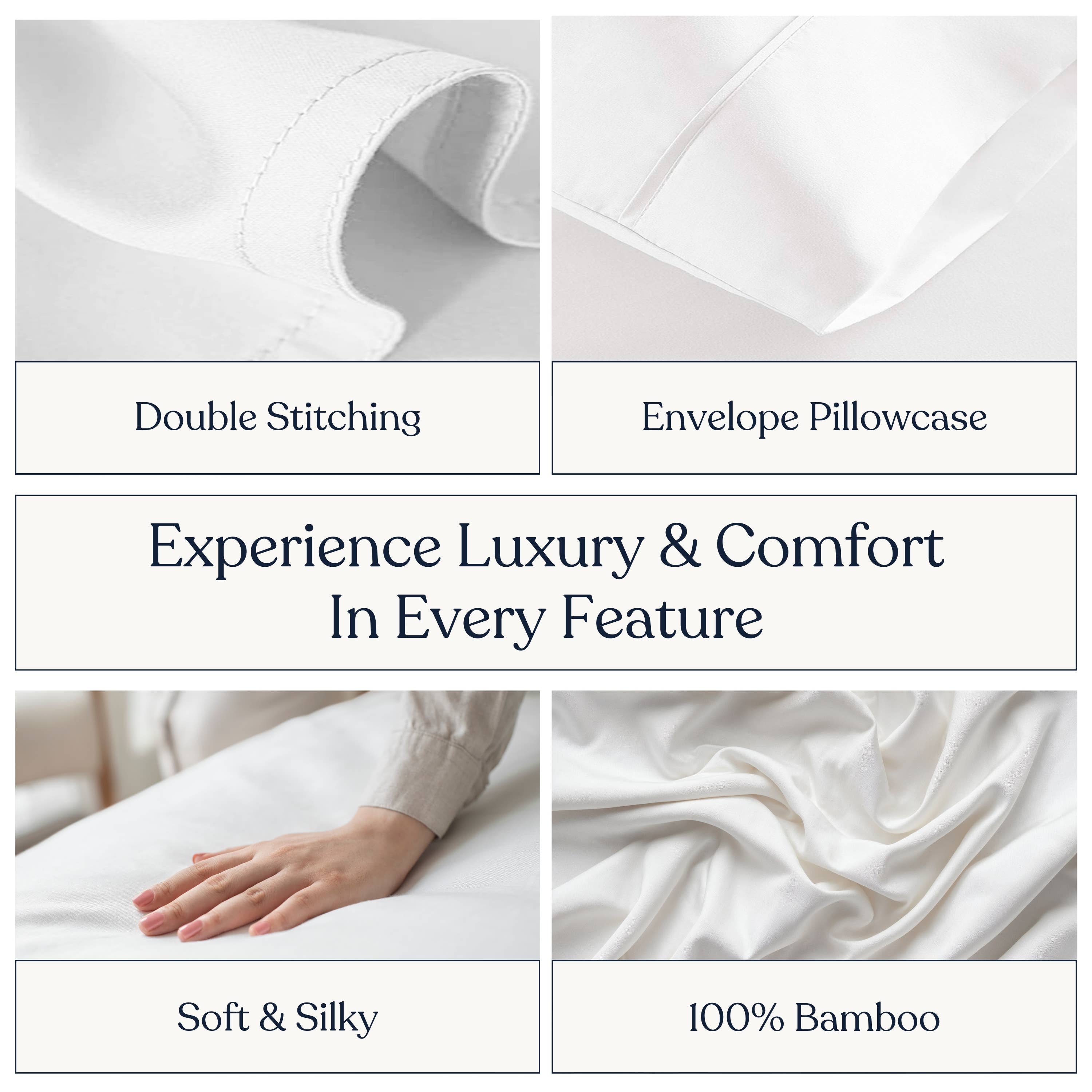 Delara - Wholesale Bedding Pillowcase/Sham - Delara Viscose Derived from Bamboo Pillowcase Pair5