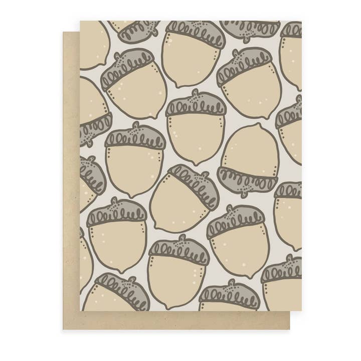 Acorn - Autumn Greeting Card for wholesale by Instead of Ashes