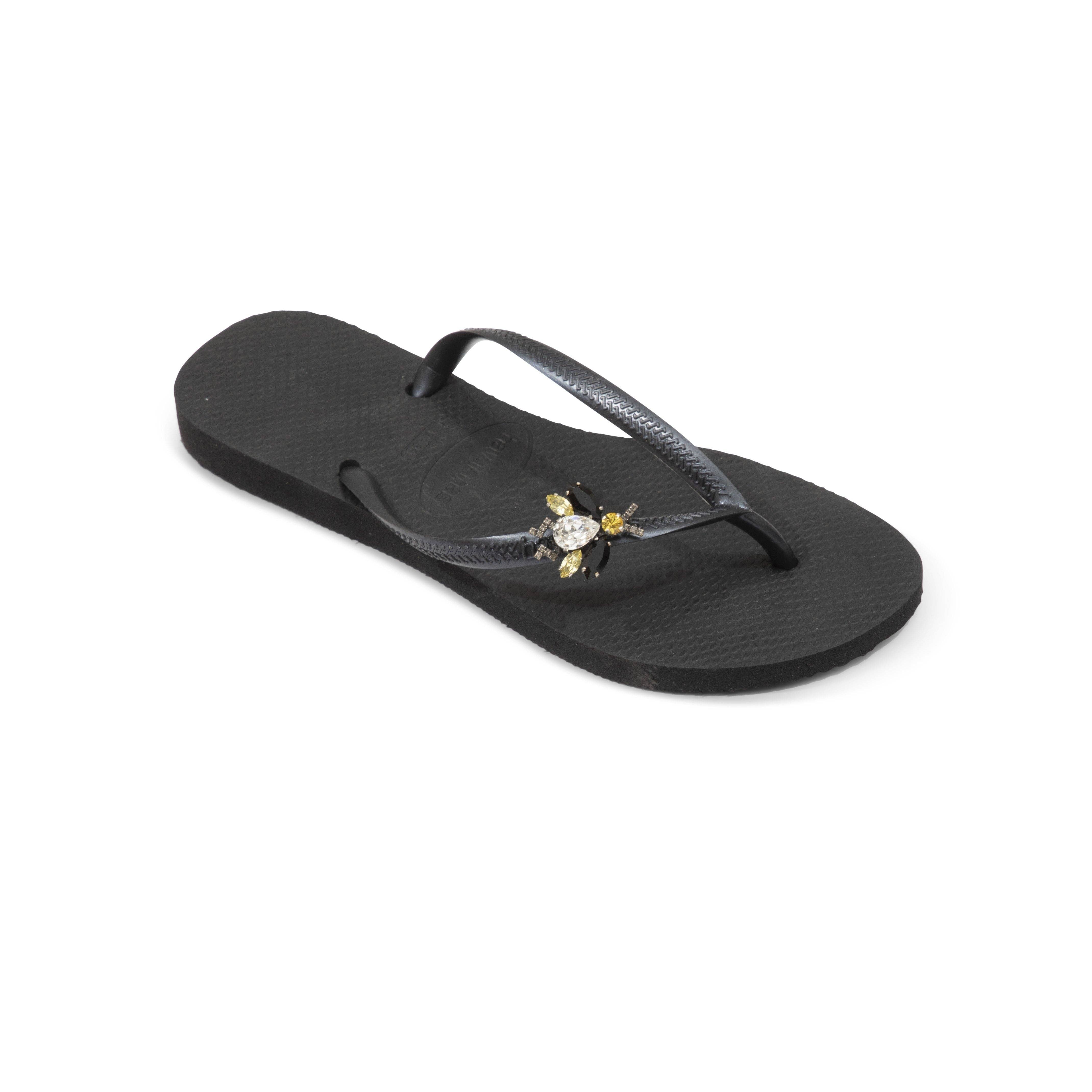 Zwart Slippers met blauwe ogen voor groothandel op Faire3