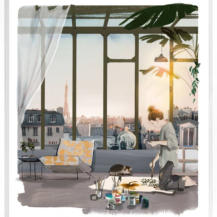 Atelier Contemporain - Wholesale Art Print - Fine Art Print - "The Artist" - S.Griotto1