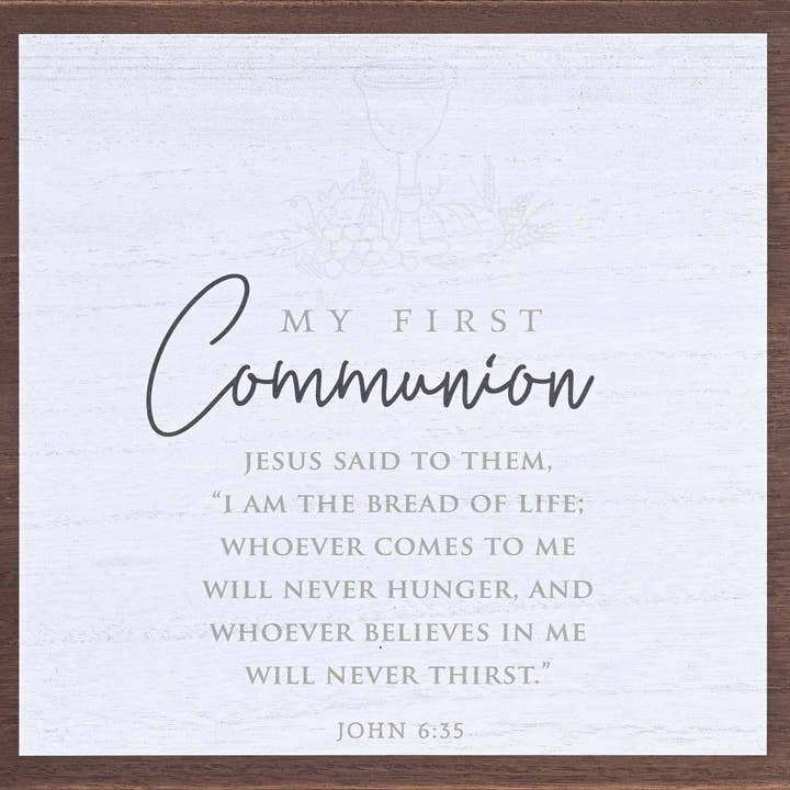 Magnolia - Wholesale Keepsake box – Child & baby - Memory Box First Communion John 6:351