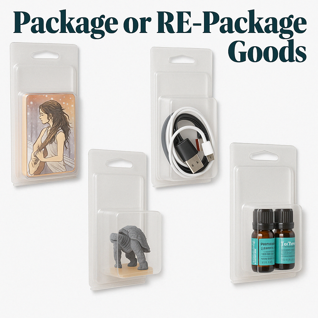 Vici Pack - Wholesale Retailer Display - Beauty & Wellness - Retail Display Clear Blister Packaging, Set of 25 25