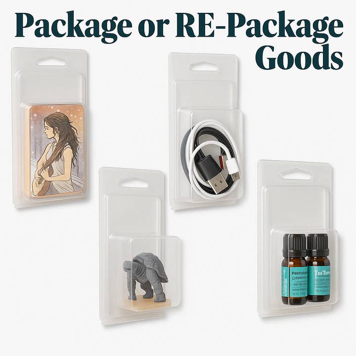 Vici Pack - Wholesale Retailer Display - Beauty & Wellness - Retail Display Clear Blister Packaging, Set of 25 25