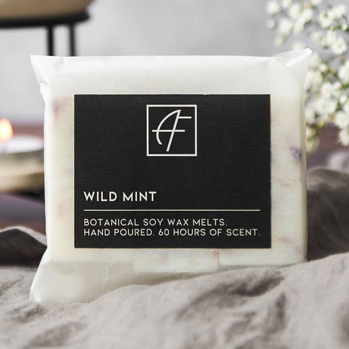 Wild Mint Wax Melts | 60 g für den Großhandel von Alchemy and Flame