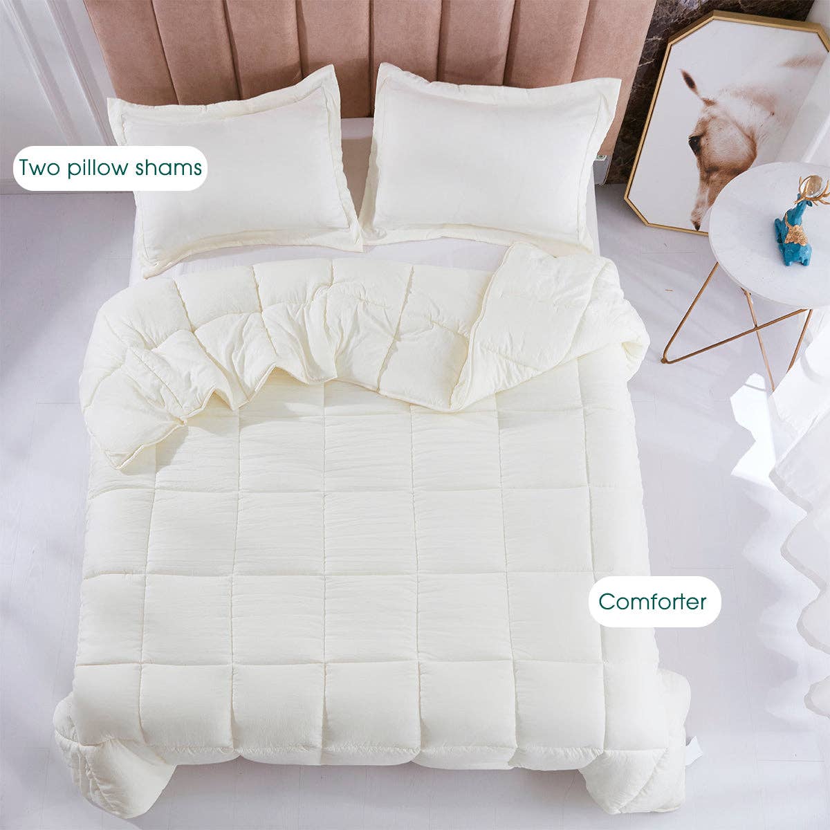 HIG - Wholesale Down Comforter - All Season Chic Prewashed Fabric Down Alternative Comforter Blanket13