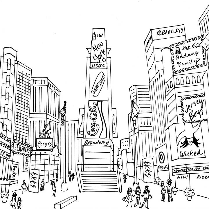 Color Our Town - Wholesale Coloring Book - Kids & Baby - Color New York City coloring book