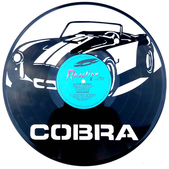 Vinyl Record Art - Shelby Cobra for wholesale by Broken Record