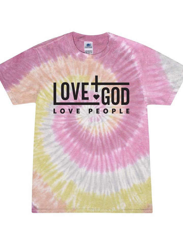 Love God Love People SS TD for wholesale by Trenz Shirt Company