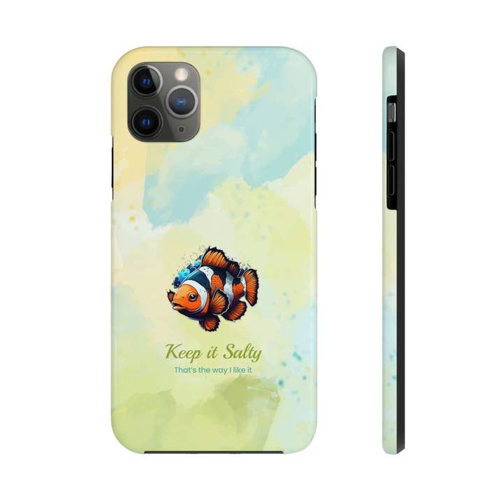 Keep It Salty Clownfish on iPhone | Coral Reef, All Sizes for wholesale by Reef of Clowns