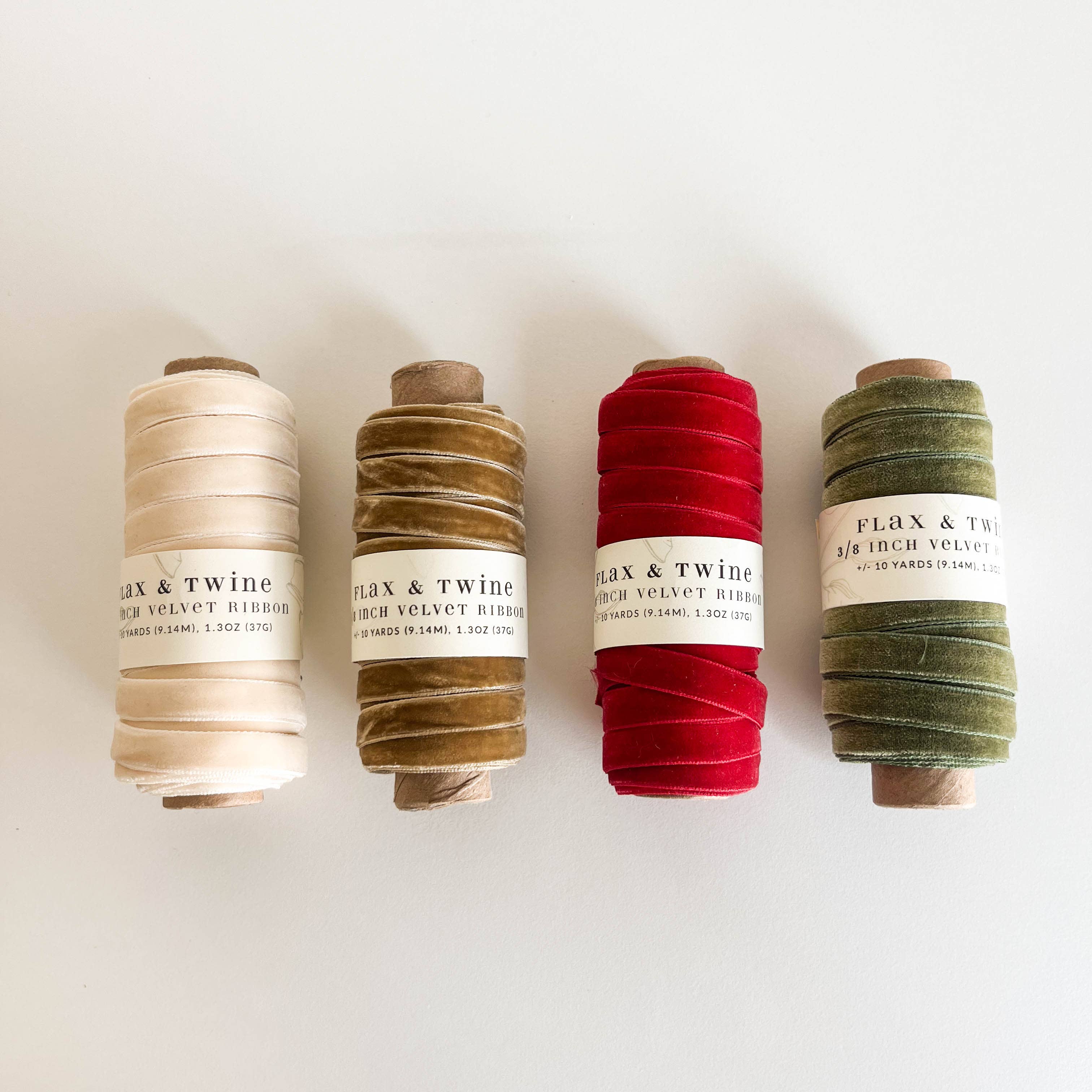 Flax & Twine - Wholesale Ribbon - Gift Wrapping - Flax & Twine Velvet Gift Box2