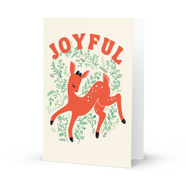 Cartoleria "Allegro" Renna / Biglietto di Auguri / Biglietto di Natale per la vendita all'ingrosso da parte di Cactus & Cedar