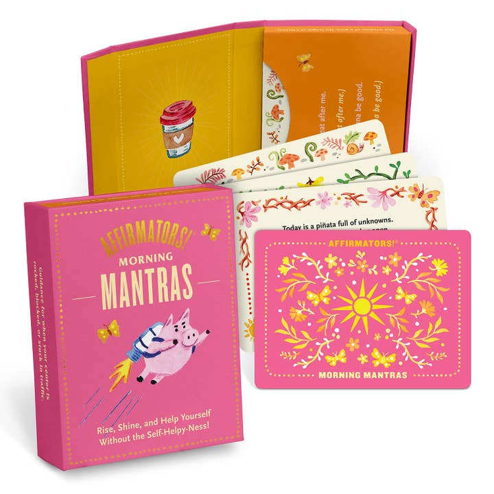 Knock Knock - Wholesale Everyday Greeting Card - Affirmators!® Mantras (Morning) Daily Affirmation Cards