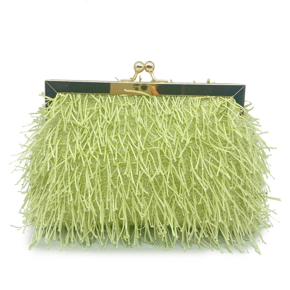 Belle Trading Ltd – Bolsa - Mulher por atacado – Clutch Louise com Fecho de Pressão e Brilho3