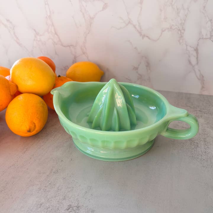 TableCraft Products Company - Vente Presse-agrumes - Presse-agrumes Jadeite Glass Collection avec poignée